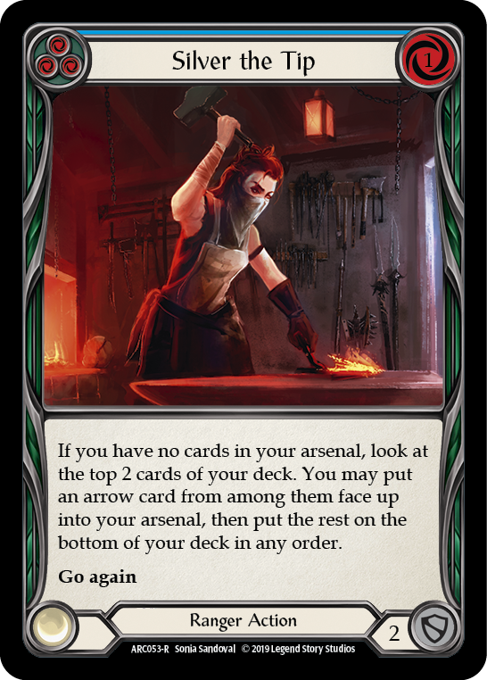 Silver the Tip (Blue) - Flesh and Blood TCG - MoxLand