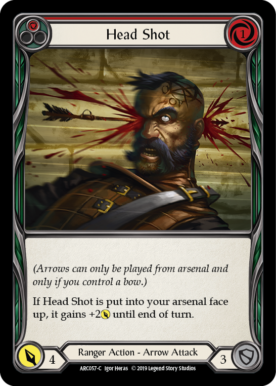 Head Shot (Red) - Flesh and Blood TCG - MoxLand