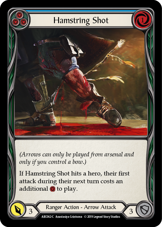 Hamstring Shot (Blue) - Flesh and Blood TCG - MoxLand