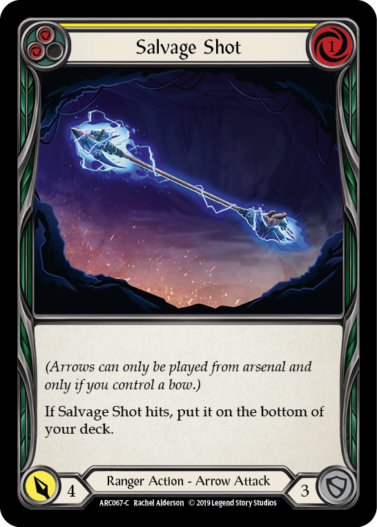 Salvage Shot (Yellow) - Flesh and Blood TCG - MoxLand