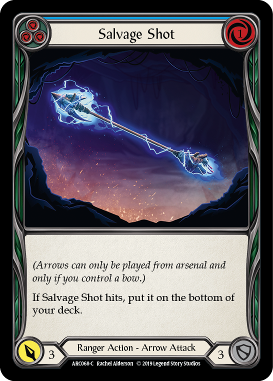 Salvage Shot (Blue) - Flesh and Blood TCG - MoxLand