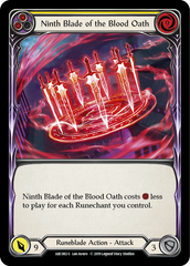 Ninth Blade of the Blood Oath (Yellow) - Flesh and Blood TCG - MoxLand