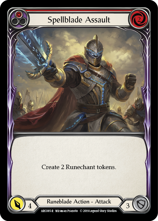 Spellblade Assault (Red) - Flesh and Blood TCG - MoxLand