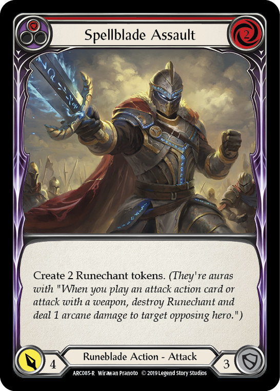 Spellblade Assault (Red) - Flesh and Blood TCG - MoxLand