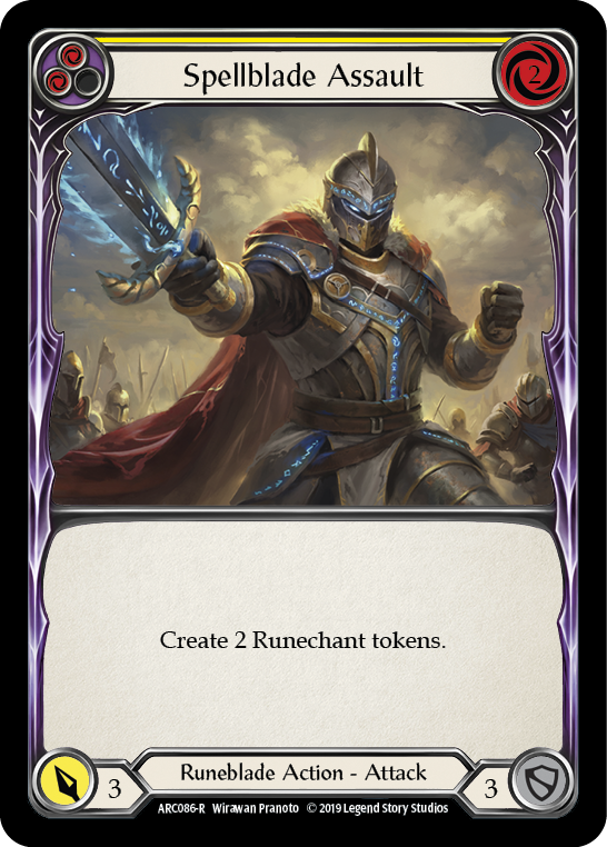 Spellblade Assault (Yellow) - Flesh and Blood TCG - MoxLand