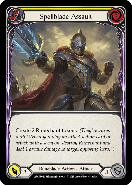 Spellblade Assault (Yellow) - Flesh and Blood TCG - MoxLand