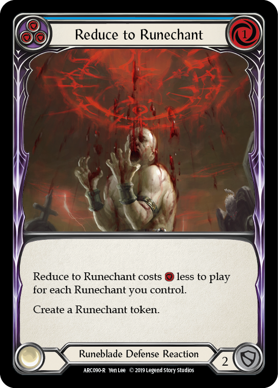 Reduce to Runechant (Blue) - Flesh and Blood TCG - MoxLand