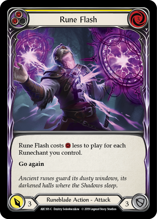Rune Flash (Yellow) - Flesh and Blood TCG - MoxLand