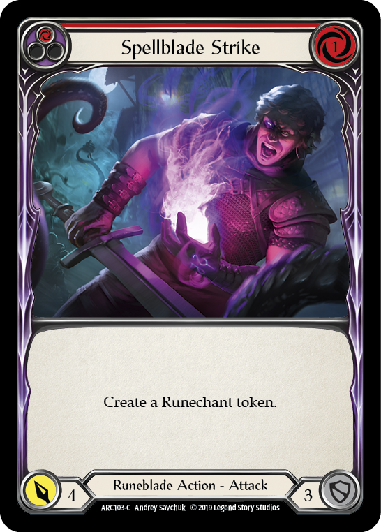 Spellblade Strike (Red) - Flesh and Blood TCG - MoxLand