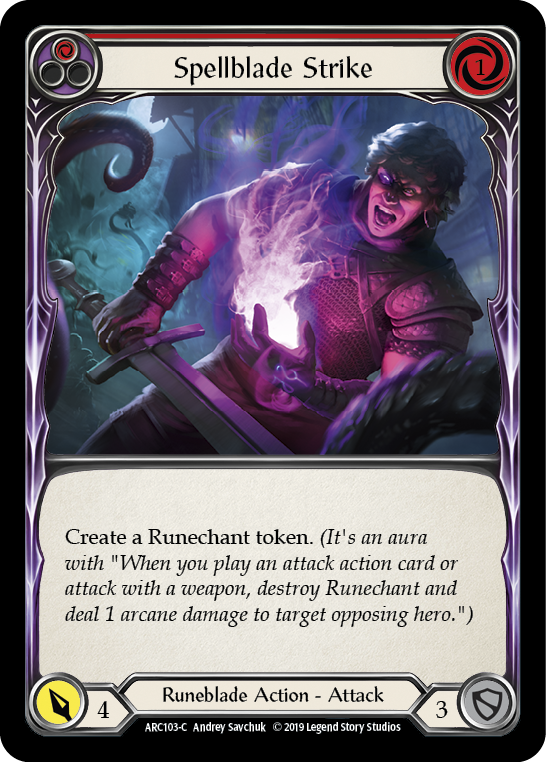 Spellblade Strike (Red) - Flesh and Blood TCG - MoxLand