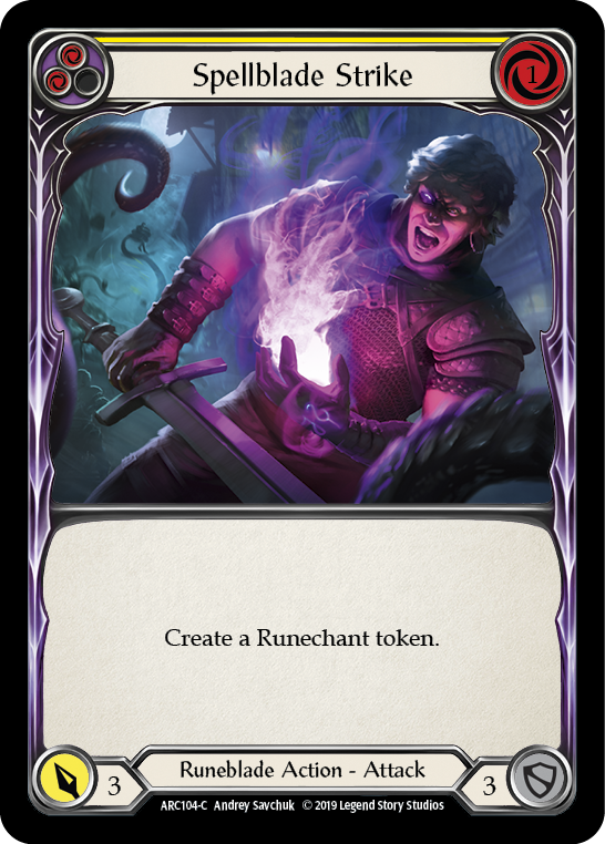 Spellblade Strike (Yellow) - Flesh and Blood TCG - MoxLand