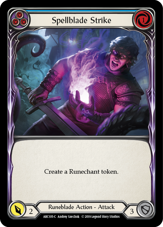 Spellblade Strike (Blue) - Flesh and Blood TCG - MoxLand
