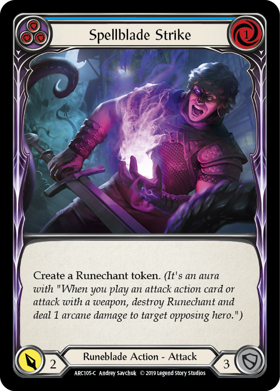 Spellblade Strike (Blue) - Flesh and Blood TCG - MoxLand