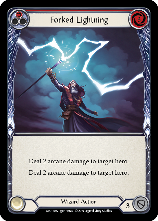 Forked Lightning (Red) - Flesh and Blood TCG - MoxLand