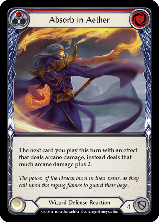 Absorb in Aether (Red) - Flesh and Blood TCG - MoxLand
