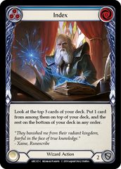 Index (Blue) - Flesh and Blood TCG - MoxLand