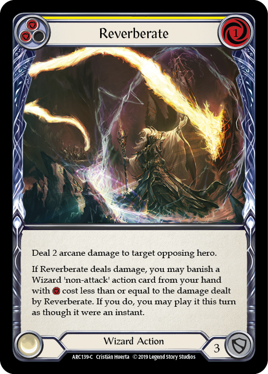 Reverberate (Yellow) - Flesh and Blood TCG - MoxLand