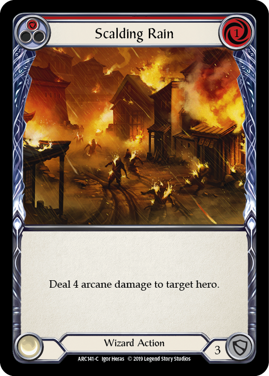 Scalding Rain (Red) - Flesh and Blood TCG - MoxLand