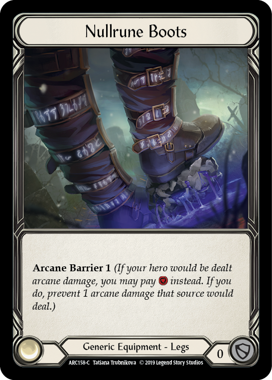 Nullrune Boots - Flesh and Blood TCG - MoxLand