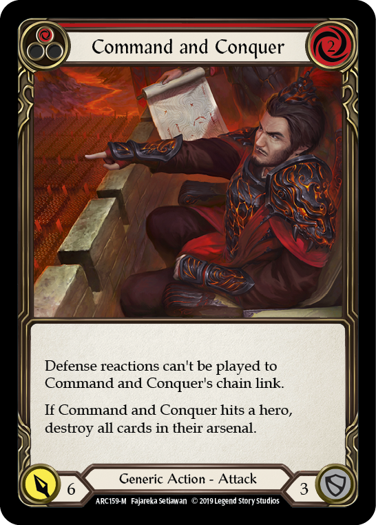 Command and Conquer (Red) - Flesh and Blood TCG - MoxLand