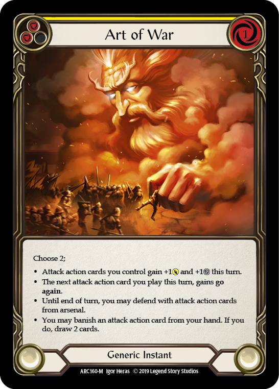 Art of War (Yellow) - Flesh and Blood TCG - MoxLand