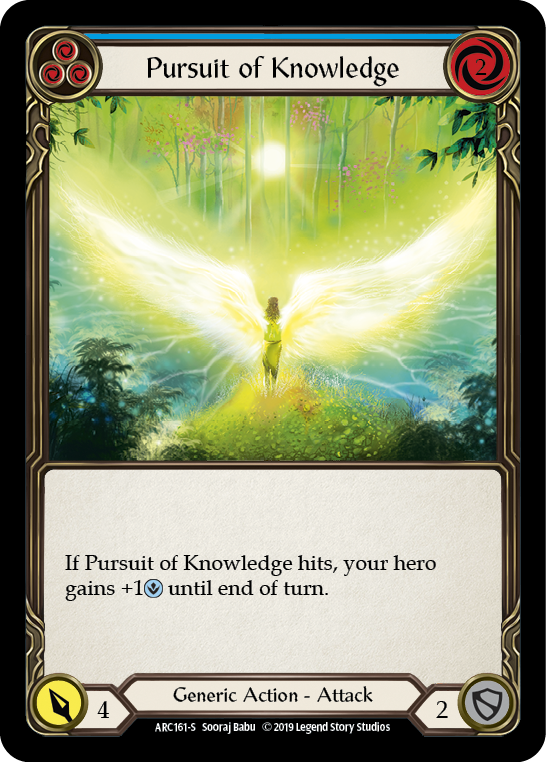 Pursuit of Knowledge (Blue) - Flesh and Blood TCG - MoxLand