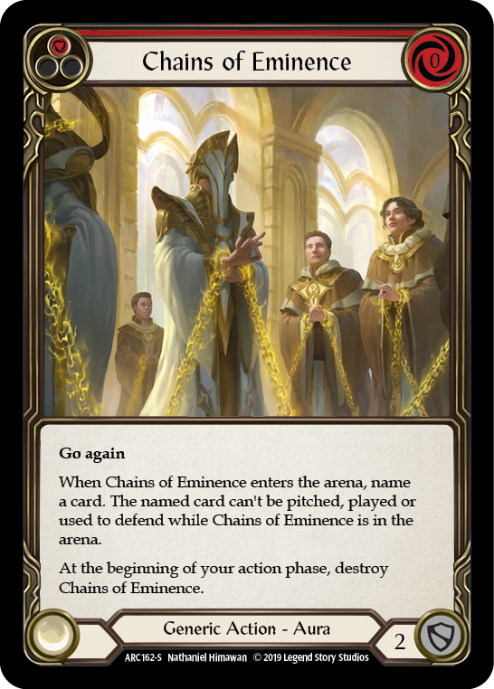 Chains of Eminence (Red) - Flesh and Blood TCG - MoxLand