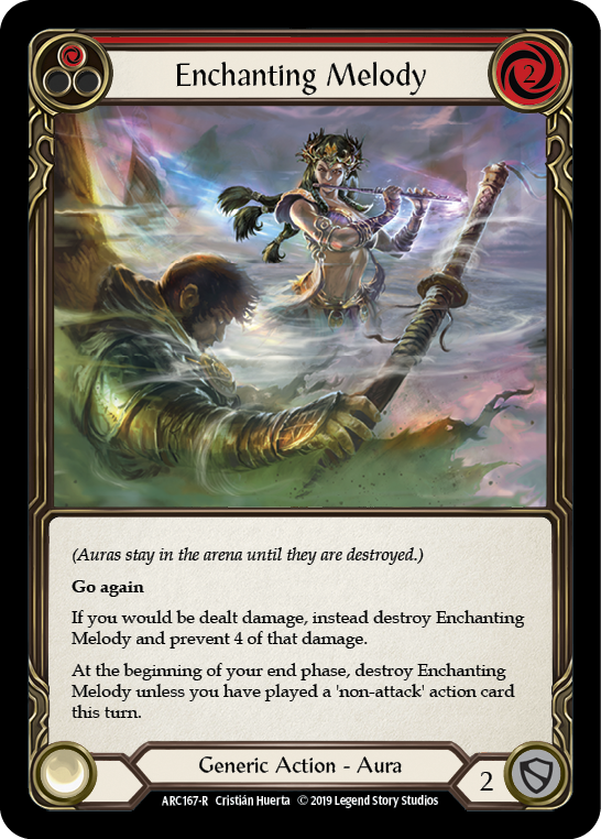 Enchanting Melody (Red) - Flesh and Blood TCG - MoxLand