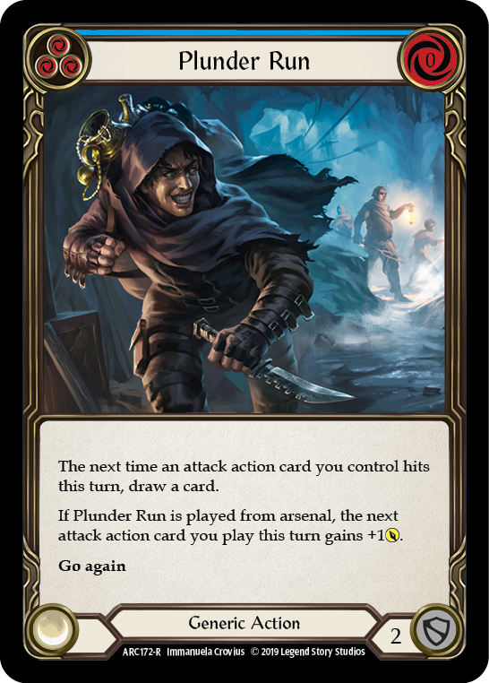 Plunder Run (Blue) - Flesh and Blood TCG - MoxLand