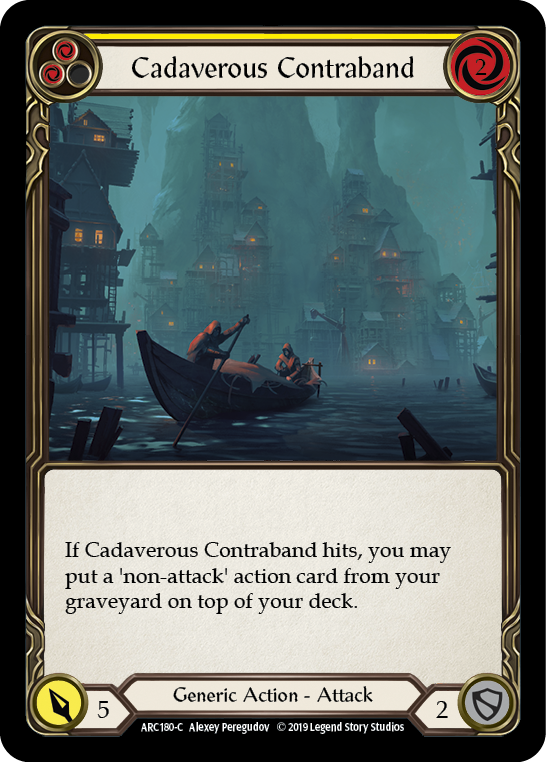 Cadaverous Contraband (Yellow) - Flesh and Blood TCG - MoxLand