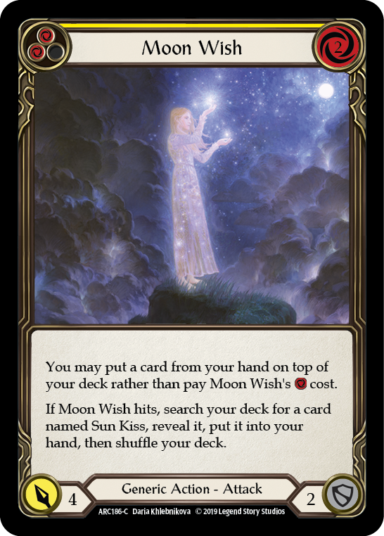 Moon Wish (Yellow) - Flesh and Blood TCG - MoxLand