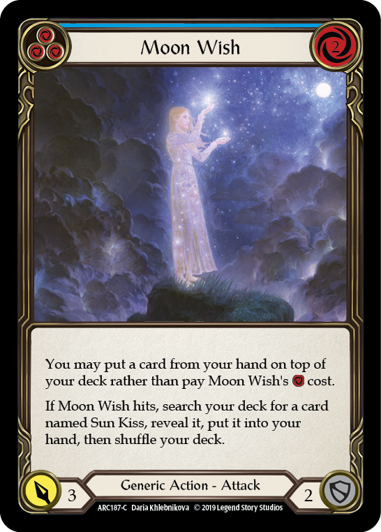 Moon Wish (Blue) - Flesh and Blood TCG - MoxLand