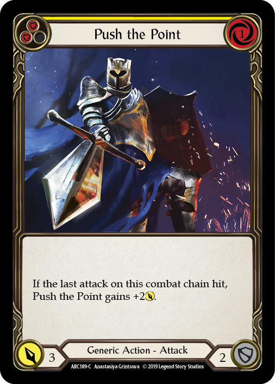 Push the Point (Yellow) - Flesh and Blood TCG - MoxLand
