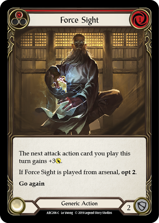 Force Sight (Red) - Flesh and Blood TCG - MoxLand