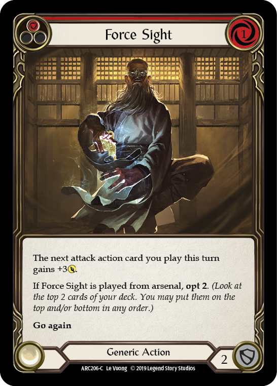 Force Sight (Red) - Flesh and Blood TCG - MoxLand