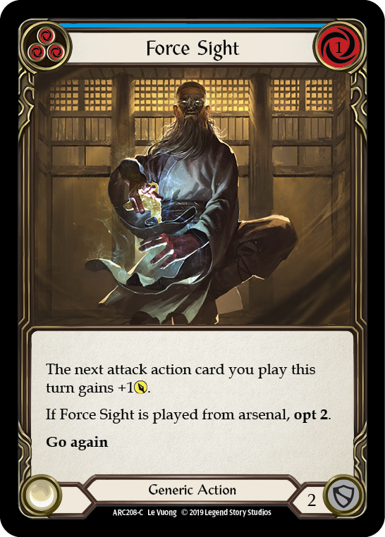 Force Sight (Blue) - Flesh and Blood TCG - MoxLand