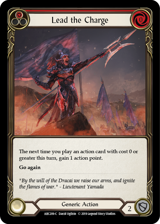 Lead the Charge (Red) - Flesh and Blood TCG - MoxLand