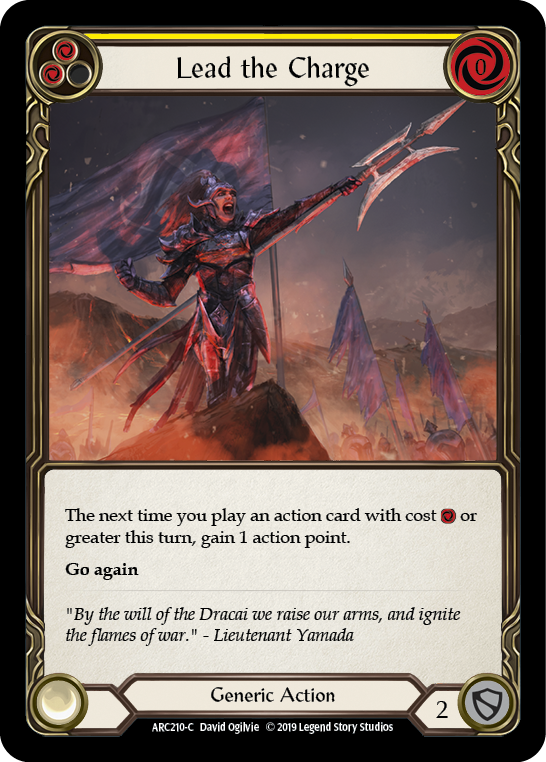 Lead the Charge (Yellow) - Flesh and Blood TCG - MoxLand