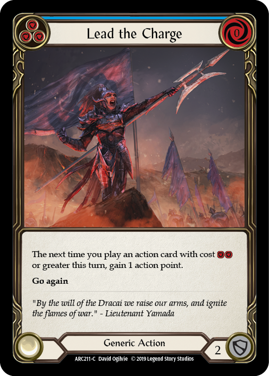 Lead the Charge (Blue) - Flesh and Blood TCG - MoxLand