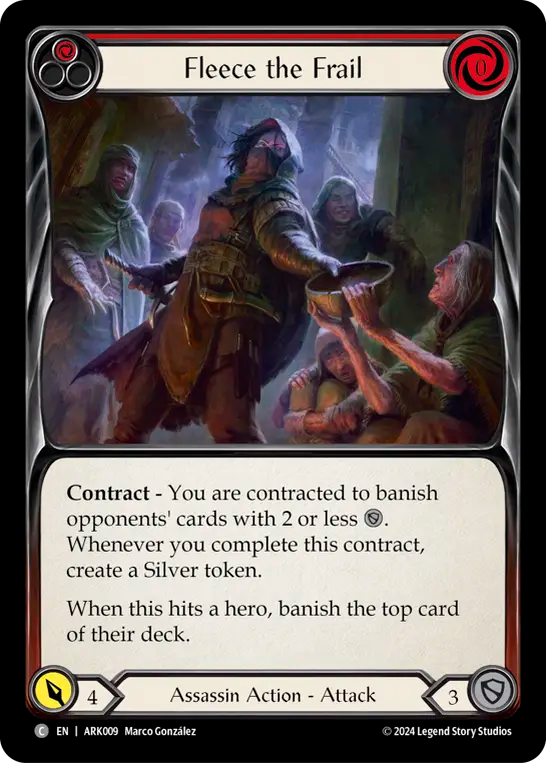 Fleece the Frail (Red) - Flesh and Blood TCG - MoxLand