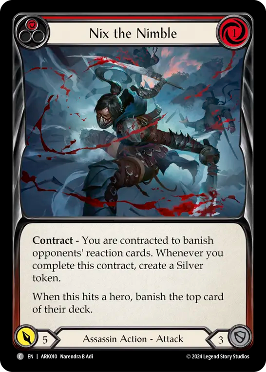 Nix the Nimble (Red) - Flesh and Blood TCG - MoxLand