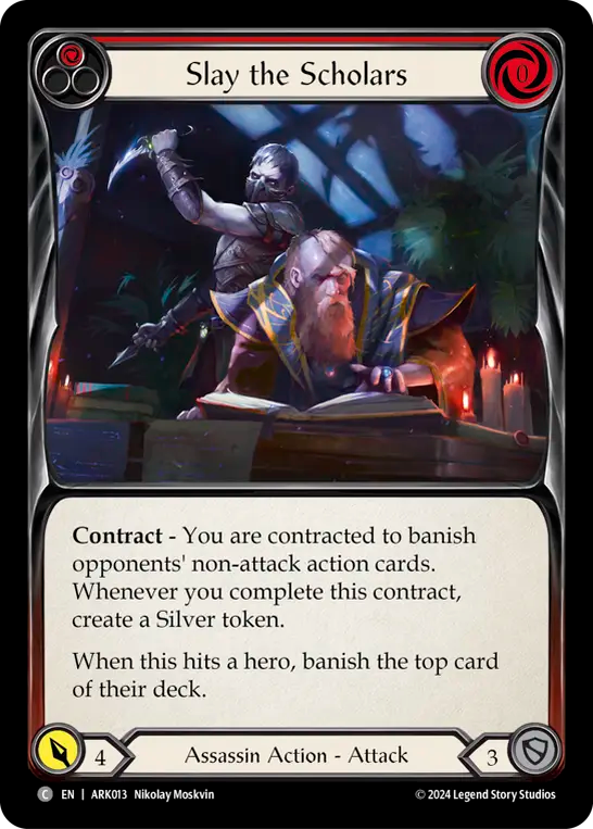 Slay the Scholars (Red) - Flesh and Blood TCG - MoxLand