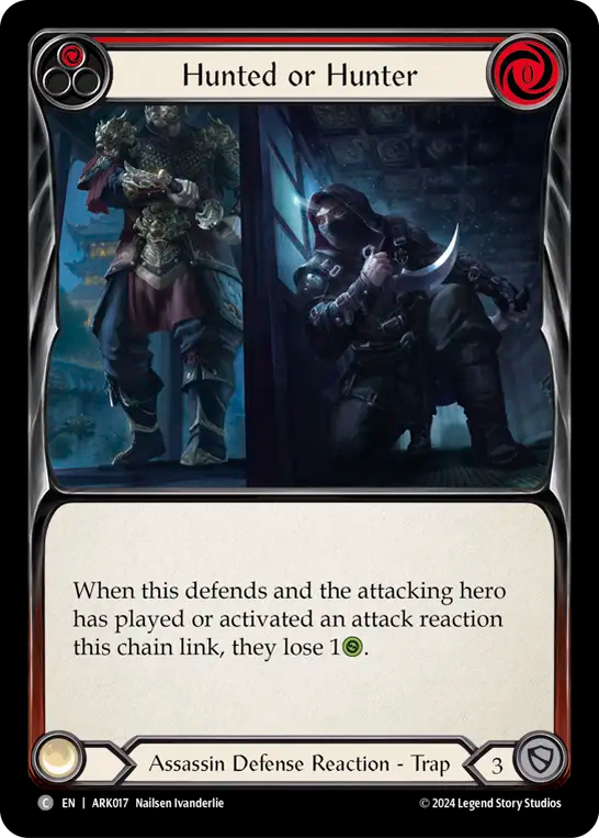 Hunted or Hunter (Red) - Flesh and Blood TCG - MoxLand