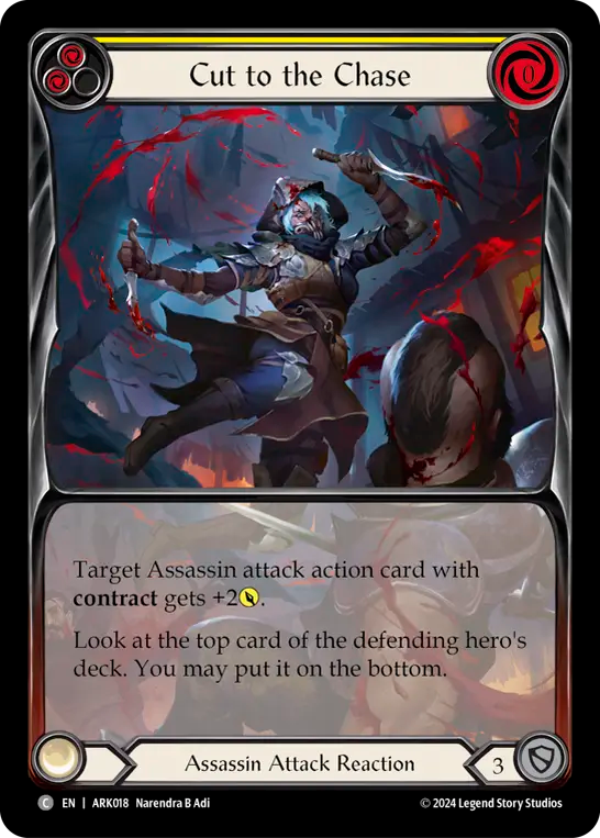 Cut to the Chase (Yellow) - Flesh and Blood TCG - MoxLand