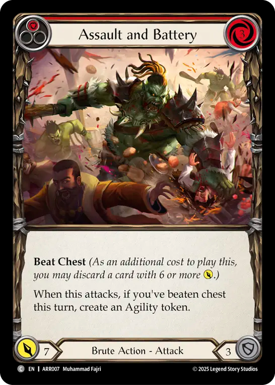 Assault and Battery (Red) - Flesh and Blood TCG - MoxLand