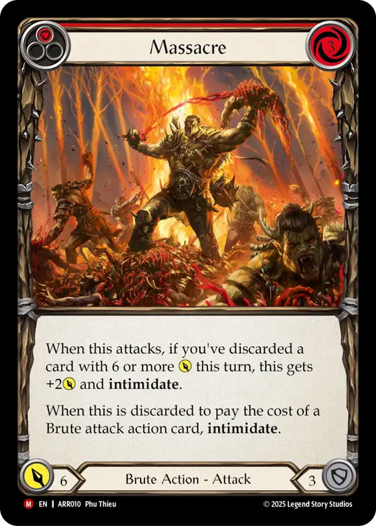 Massacre (Red) - Flesh and Blood TCG - MoxLand