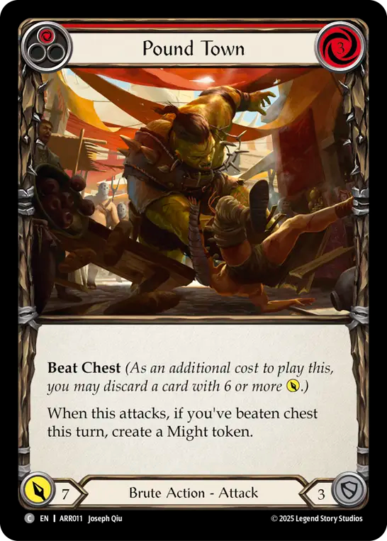 Pound Town (Red) - Flesh and Blood TCG - MoxLand