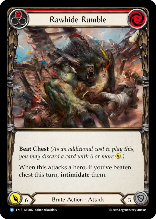 Rawhide Rumble (Red) - Flesh and Blood TCG - MoxLand
