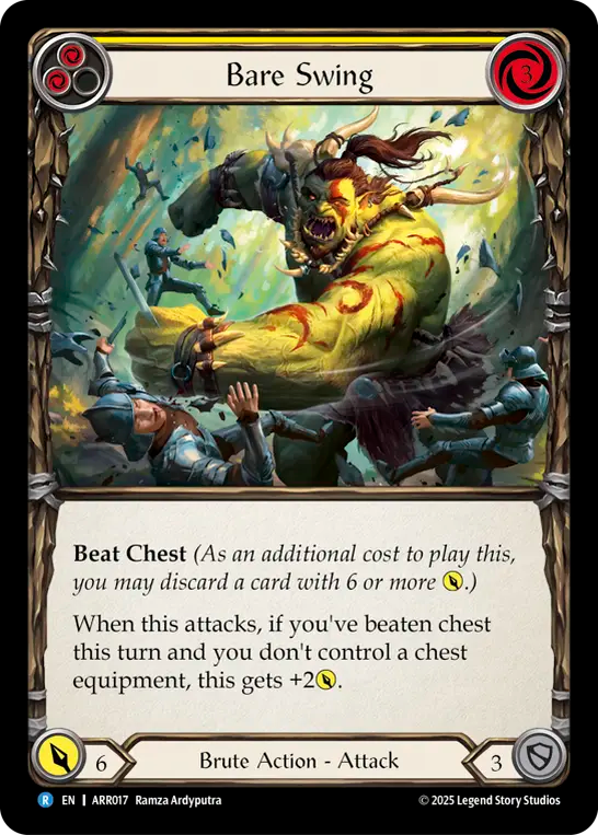 Bare Swing (Yellow) - Flesh and Blood TCG - MoxLand