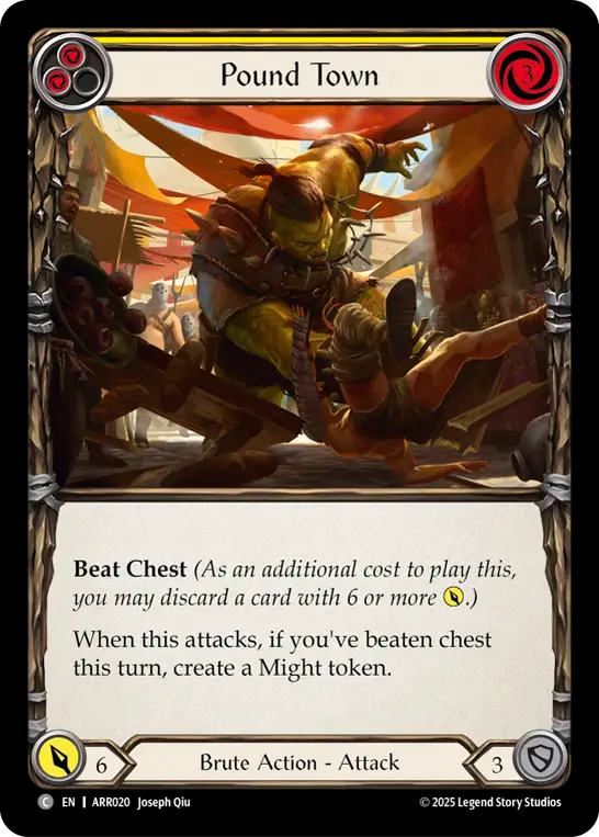 Pound Town (Yellow) - Flesh and Blood TCG - MoxLand